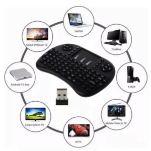 Mini teclado inalámbrico con control remoto Touchpad. Con Usb Para Dispositivos Electrónicos.